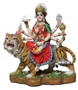Durga on Tiger 10"